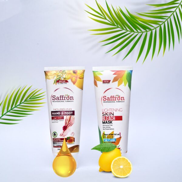 Saffron Bleach Kit (200gm Each)