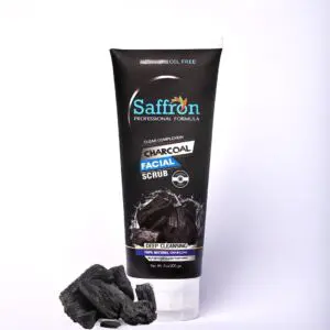 Saffron Charcoal Facial Scrub (200gm)