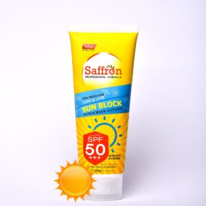 Saffron SPF50 Sun Block (200gm)
