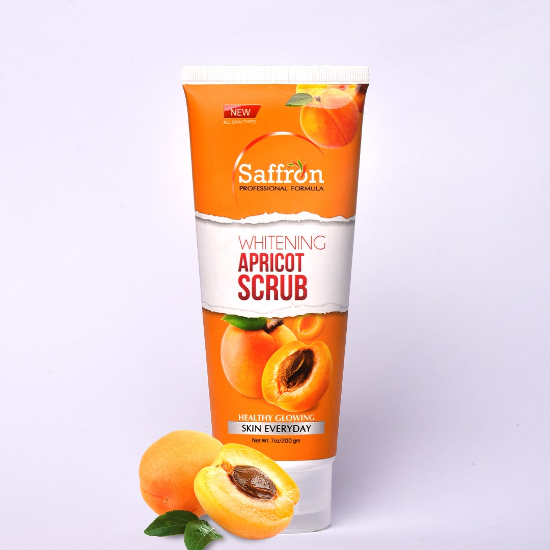 Saffron Whitening Apricot Scrub 200gm Buy in Pakistan Trynow.pk