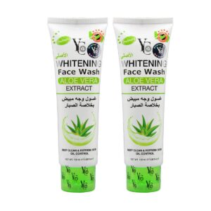 YC Whitening Face Wash Aloe Vera Extract (100ml) Pack of 2