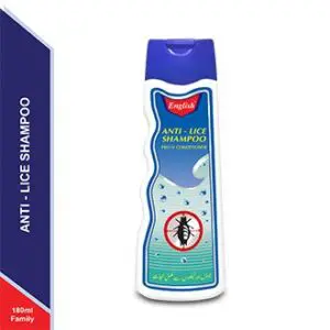 English Anti-Lice Shampoo Bottle (Family)