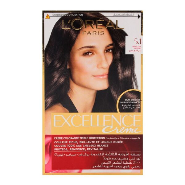 Loreal Paris Excellence Hair Color Light Brown