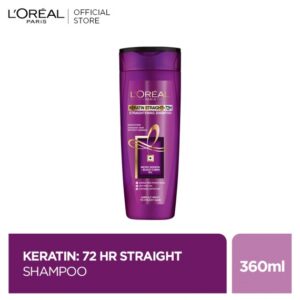 Loreal Paris Keratin Straight Shampoo (360ml)