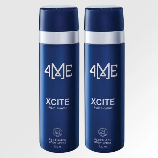 4ME Xcite Bodyspray (120ml) Combo Pack