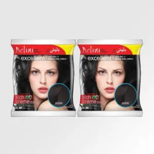Beliini Natural Black Hair Color Sachet Combo Pack
