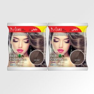 Belini Light Brown Hair Color Sachet Combo Pack