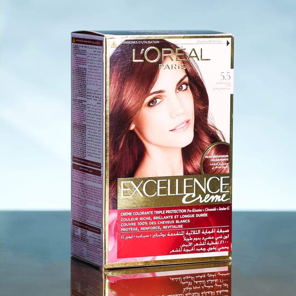 Loreal Excellence Creme Light Mahogany Brown  – 
