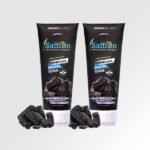 Saffron Charcoal Facial Scrub (200gm) Combo