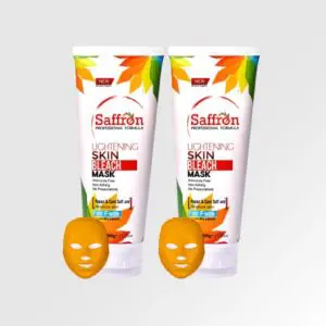 Saffron Lightening Skin Bleach Mask (200gm) Combo
