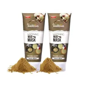 Saffron Whitening Mud Mask (200gm) Combo Pack