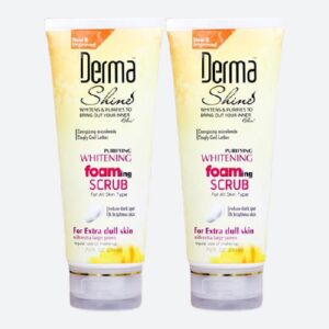 Derma Shine Whitening Foaming Scrub (200ml) Combo Pack