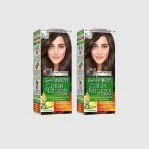 Garnier Color Naturals Light Ashy Brown Hair Color Combo Pack