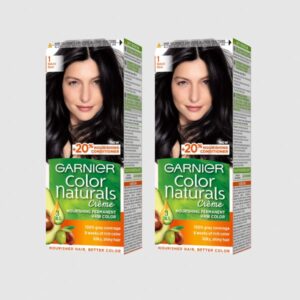 Garnier Color Naturals (Natural Black) Hair Color Combo Pack