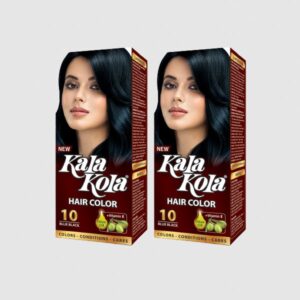 Kala Kola Hair Color Blue Black (50ml) Combo Pack