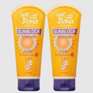 Lady Diana SPF60 Sunblock Cream (170ml) Combo Pack