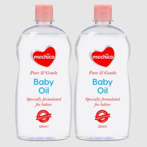 Mechico Pure & Gentle Baby Oil (120ml) Combo Pack