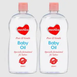 Mechico Pure & Gentle Baby Oil (120ml) Combo Pack