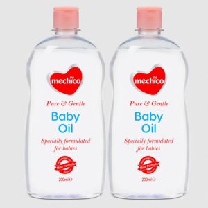 Mechico Pure & Gentle Baby Oil (200ml) Combo Pack