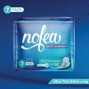 Nofea Ultra Thin Extra Long Napkins 7 Pads