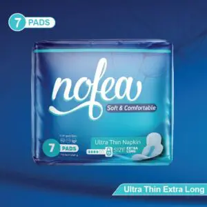 Nofea Ultra Thin Extra Long Napkins 7 Pads