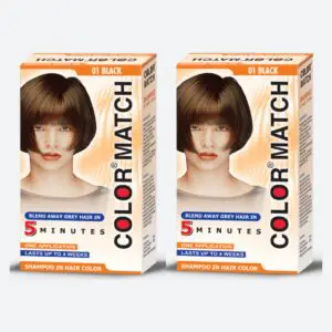 Color Match Hair Color Black 01 (Combo Pack)