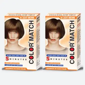 Color Match Hair Color Light Brown 05 (Combo Pack)