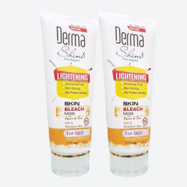 Derma Shine Lightening Bleach Mask (200gm) Combo Pack