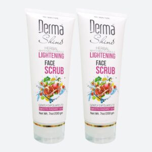 Derma Shine Lightening Face Scrub (200gm) Combo Pack