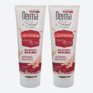 Derma Shine Lightening Hand & Feet Bleach Mask (Combo Pack)