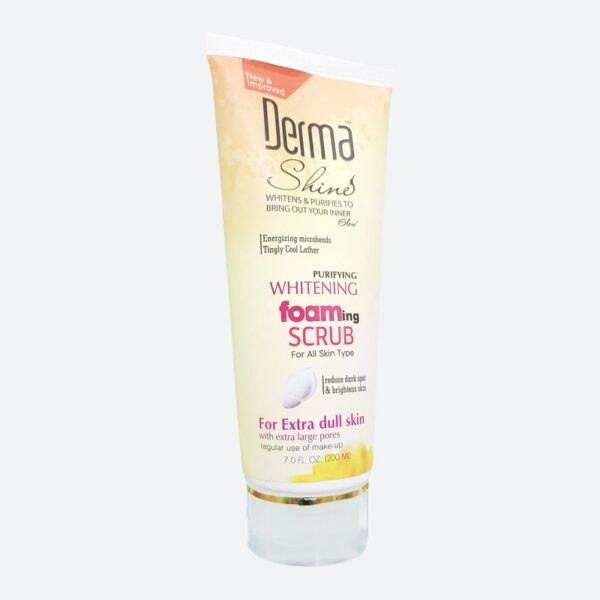Derma Shine Whitening Foaming Scrub (200gm)