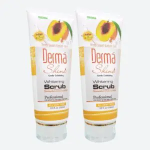 Derma Shine Whitening Scrub Peach Extract (200gm) Combo Pack