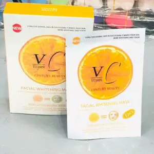 Century Beauty Vitamin C Facial Whitening Mask Pack of 7