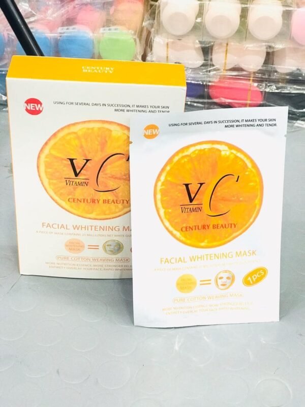 Century Beauty Vitamin C Facial Whitening Mask Pack of 7