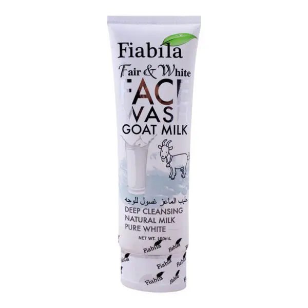 Fiabila Fair & White Goat Milk Face Wash 100ml