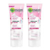 Garnier Skin Naturals Sakura White Pinkish Glow Whip Foam 100ml Pack of 2