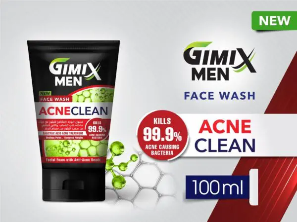 Gimix Men Acne Clean Face Wash Large