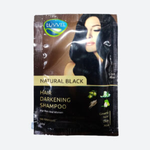 Luvvel Natural Black Hair Darkening Shampoo Sachet