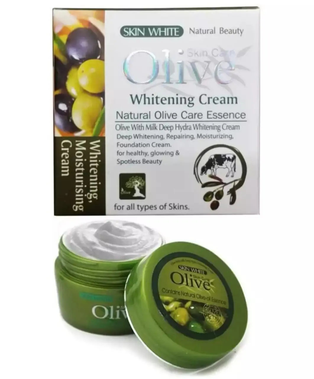 Olive Whitening Cream Jar 50gm Trynow.pk