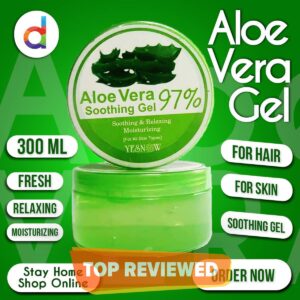 Aloe Vera Gel For Face & Hair Soothing Gel 300ml