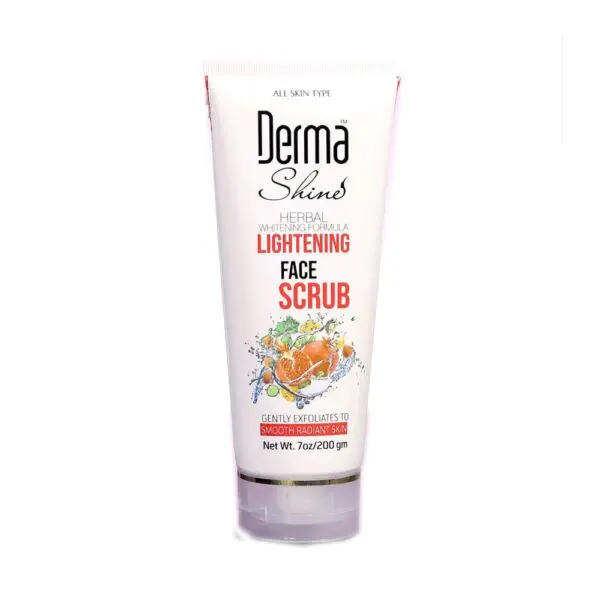 Derma Shine Herbal Whitening Formula Face Scrub 200gm