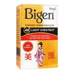 Bigen Permanent Powder Hair Color, 46 Light Chestnut