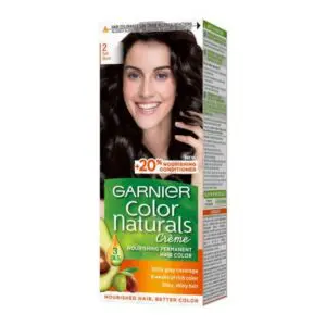 Garnier Color Naturals Creme Hair Colour, 2 Soft Black