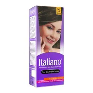 Italiano Permanent Hair Colour Cream, 06 Ash Blonde