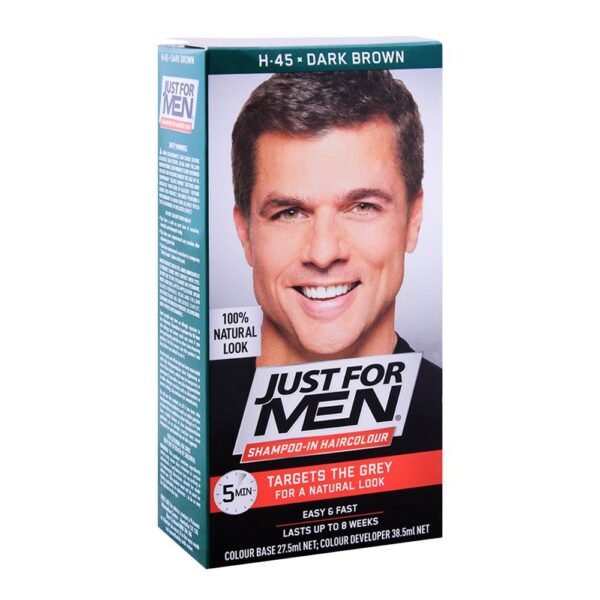 Just For Men Shampoo-In Hair Colour, H-45 Dark Brown