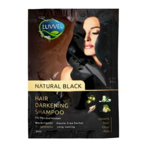 Luvvel Hair Darkening Shampoo, Natural Black