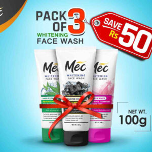 Mec Whitening Face Wash Pack of 3 100ml Each