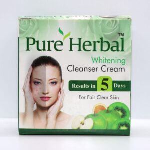 Pure Herbal Whitening Cleanser Cream 20gm For Fair Clear Skin