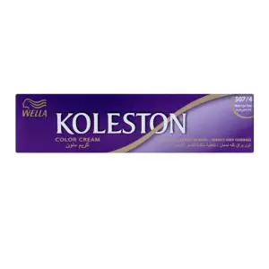 Wella Koleston Color Cream Tube, 307-4 Medium Copper Blonde, 60ml