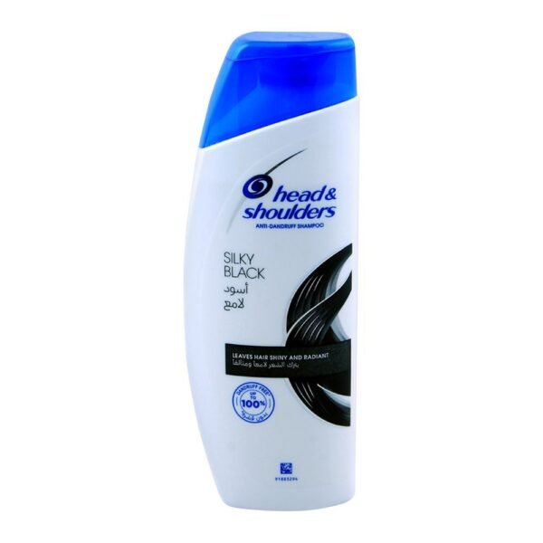 Head & Shoulders Silky Black Anti-Dandruff Shampoo, 185ml